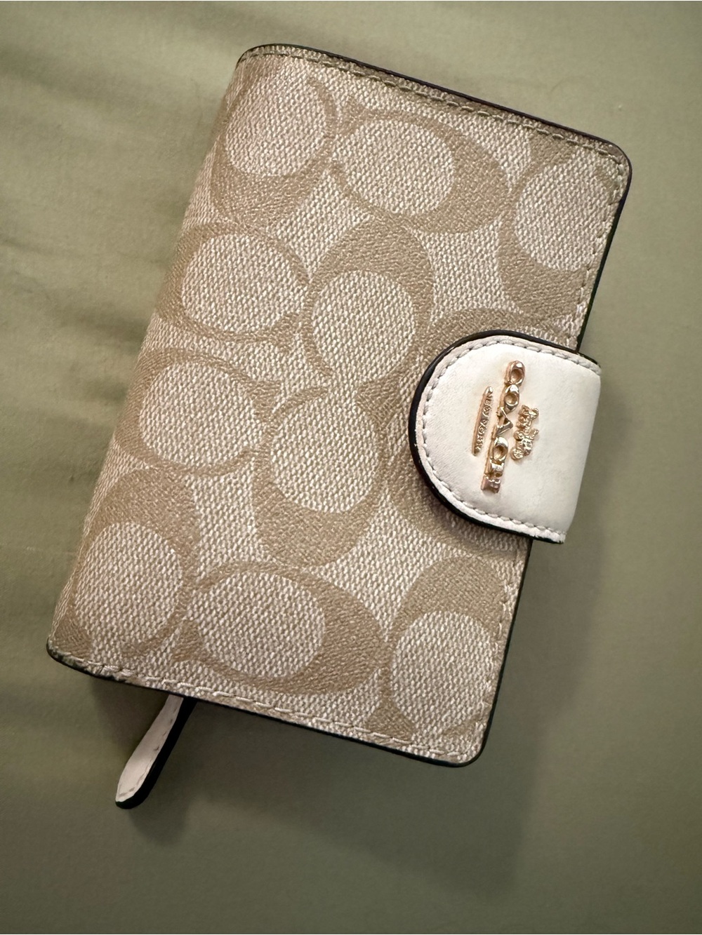 Coach Medium Corner Zip Wallet
